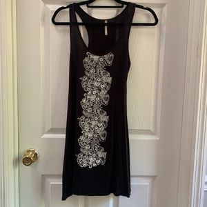 Soft cotton racer back dress